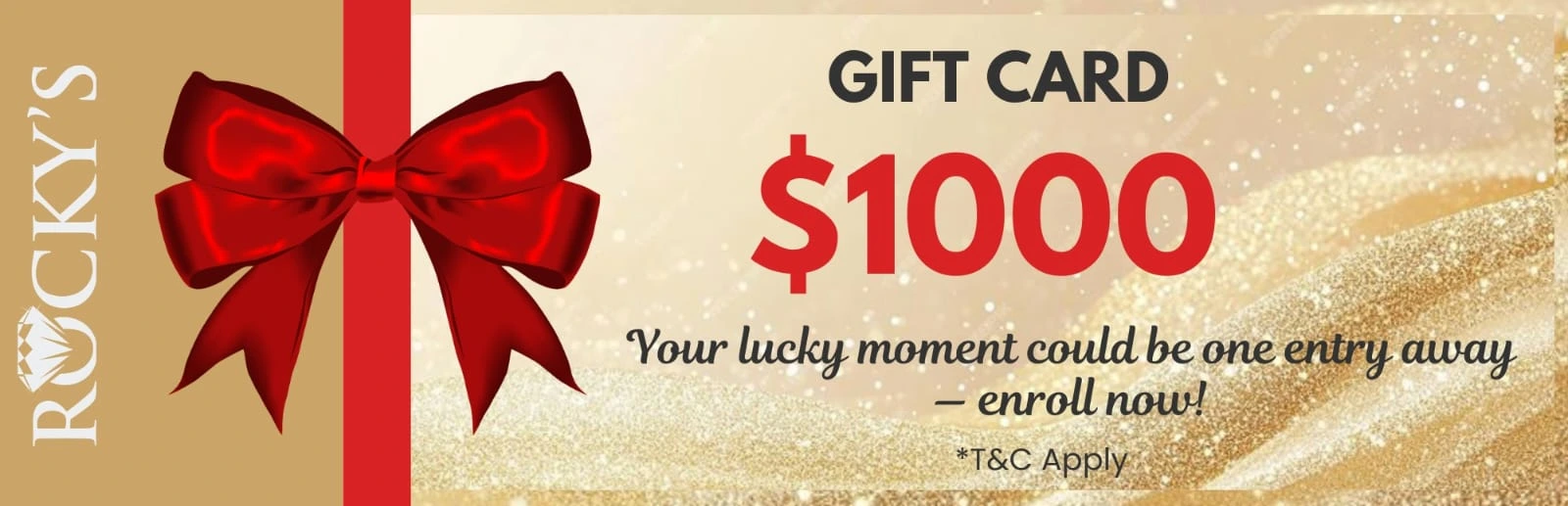 Rocky's Diamonds $1000 Gift Card Giveaway